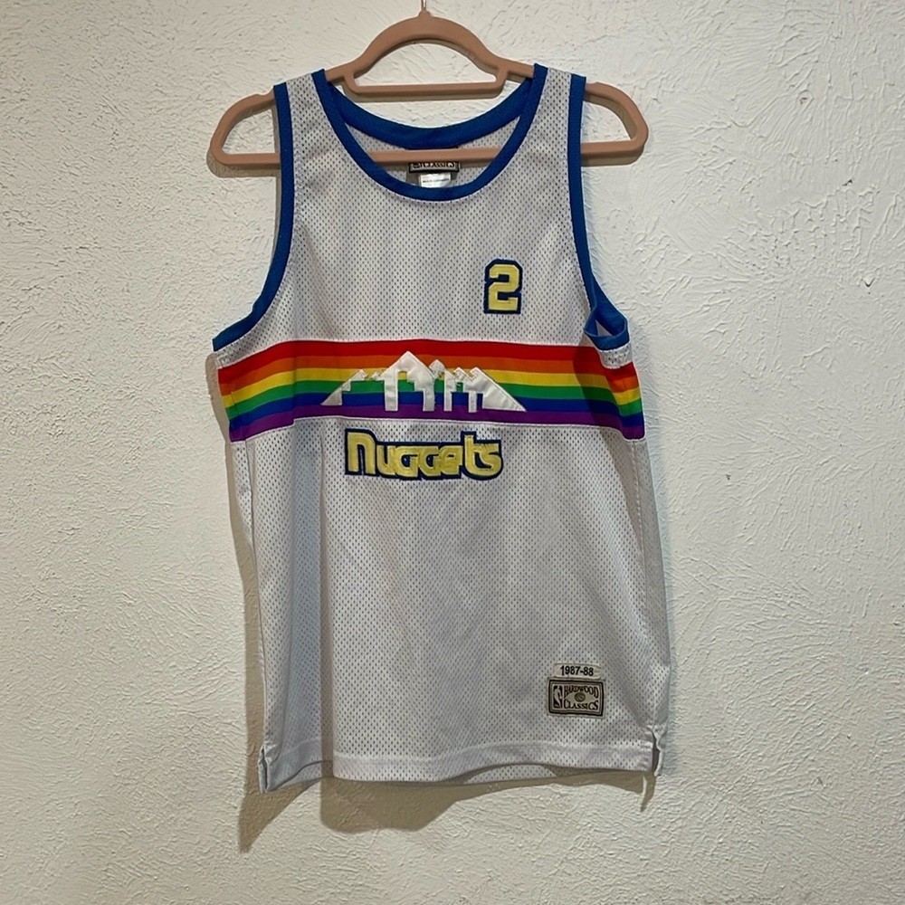 Vintage Rare NBA Basketball Jersey Denver Nuggets (Alex English) M